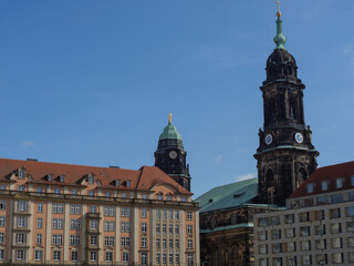 Obraz premium Dresden an der Elbe