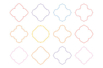 Islamic Emblem Design Thin Line- SET - 12