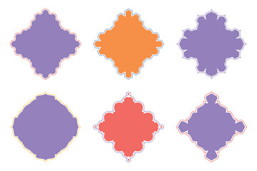 Islamic Emblem Design Glyph Line- SET - 6