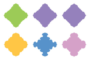 Islamic Emblem Design Glyph - SET 6