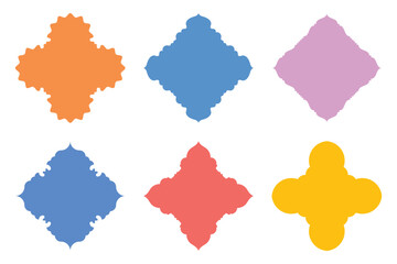 Islamic Emblem Design Glyph - SET 6