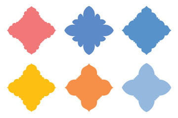 Islamic Emblem Design Glyph - SET 6