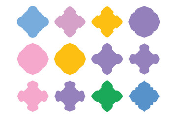 Islamic Emblem Design Glyph - SET 12