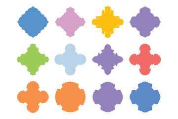 Islamic Emblem Design Glyph - SET 12