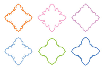 Islamic Emblem Design Bold Line- SET 6