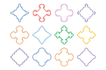 Islamic Emblem Design Bold Line- SET 12
