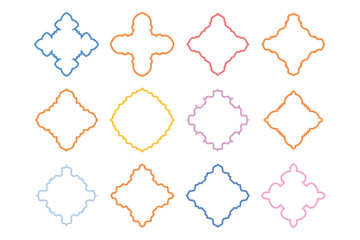 Islamic Emblem Design Bold Line- SET 12