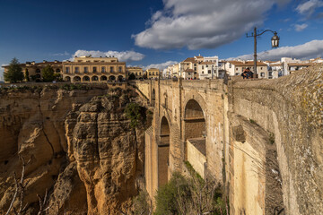 Ronda, Andalusien, Spanien, El Puente Nuevo, die neue Bruecke < english> Ronda, Andalusia, Spain,...