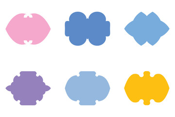 Islamic Frame Design Glyph Horizontal- SET 6