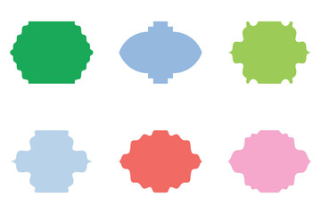 Islamic Frame Design Glyph Horizontal- SET 6