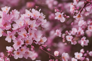 Obraz premium pink cherry blossoms