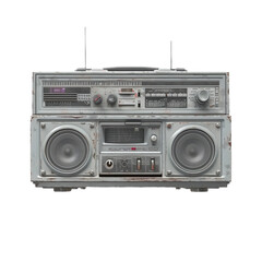 Fototapeta premium old radio cassette recorder