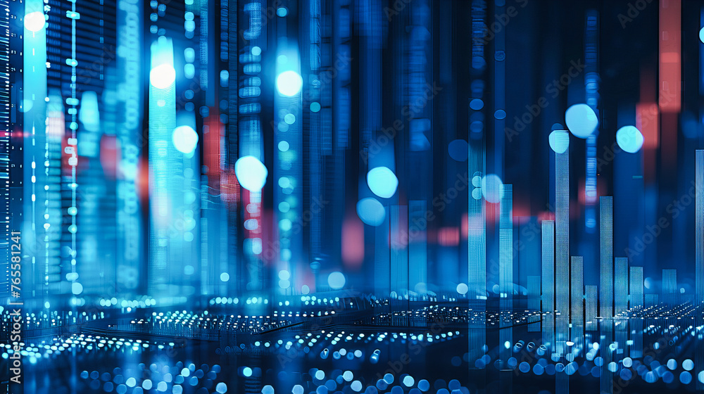 Poster digital networking and futuristic technology concept, emphasizing global connectivity, cyber innovat