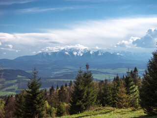 High Tatras from Gorce mountains