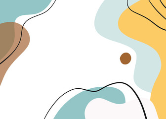 Modern minimalist background aesthetic, concept design for web banner and mockup