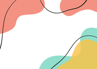 Modern minimalist background aesthetic, concept design for web banner and mockup