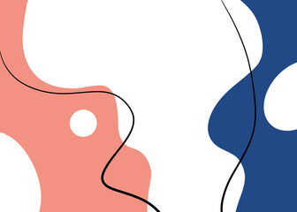 Modern minimalist background aesthetic, concept design for web banner and mockup