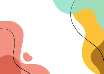 Modern minimalist background aesthetic, concept design for web banner and mockup