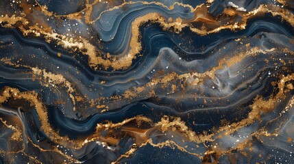 Fototapeta premium elegant navy and gold marble background