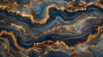 elegant navy and gold marble background