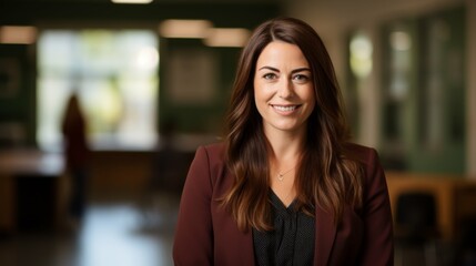 Woman Smiling in Room