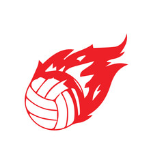 Obraz premium volleyball ball icon vectors illustration