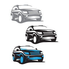 Obraz premium vectors illustration sports car symbol design