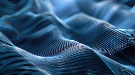 abstract blue background with lines. illustration technology.
