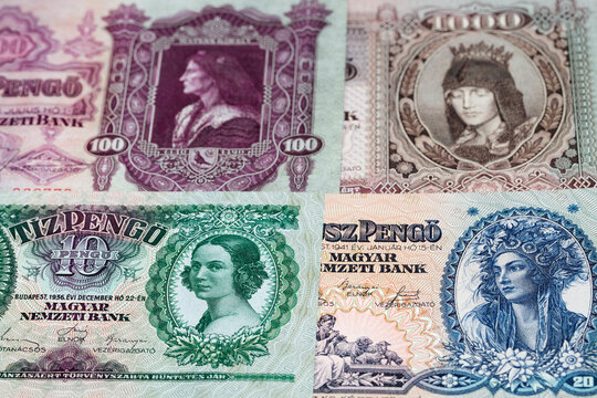 Old Hungarian Pengo a business background