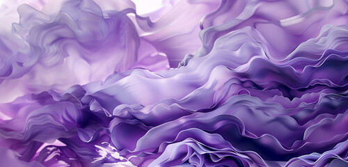 Abstract lavender waves merging.