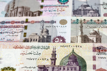 Egyptian money - Pounds a business background