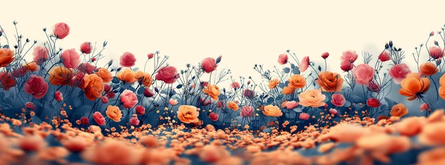 Foto op Plexiglas Essence sauvage : romance des roses © Fred