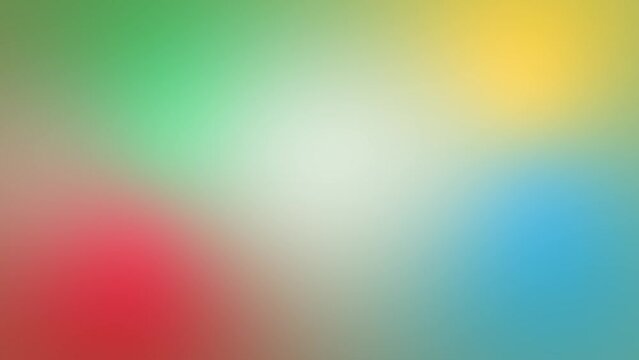 abstract four color gradient with summer theme color palette.4k hd wallpaper with blurred colors with white in middle