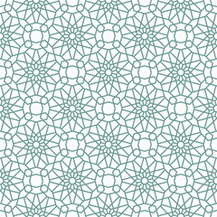 Seamless abstract geometric pattern in Islamic style