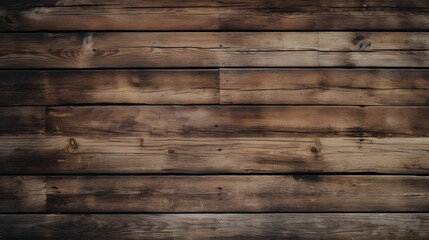 Aged Wooden Planks. Generated AI