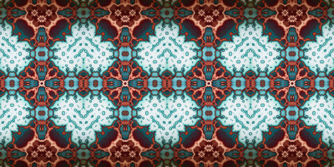 Seamless abstract stripe pattern. Wide seamless texture. Kaleidoscope