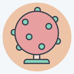 Icon Network. related to Social Network symbol. color mate style. simple design illustration