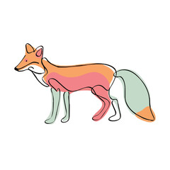 drawing illustration of animal