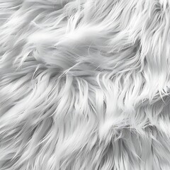 Obraz premium White Faux Fur 