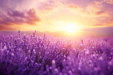 Sunset Glow Lavender, Decorative Backdrop