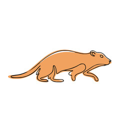 drawing illustration of a animal