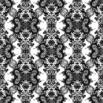 Lace fabric pattern, Lace fabric pattern, black and white fabric pattern, seamless, fashion, wallpaper, background fashionable textile texture arts shape element 