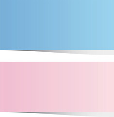 Obraz premium 水色とピンクの付箋