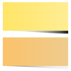 Fototapeta premium 黄色とオレンジの付箋