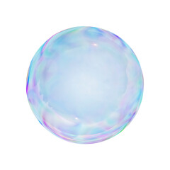 Transparent soap or water bubbles, transparent background