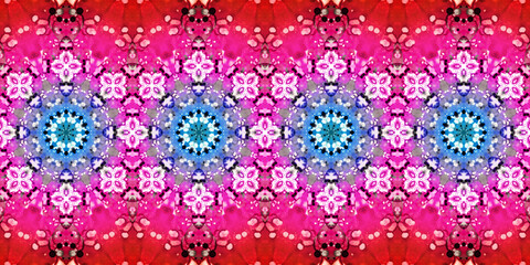 Seamless abstract stripe pattern. Wide seamless texture. Kaleidoscope
