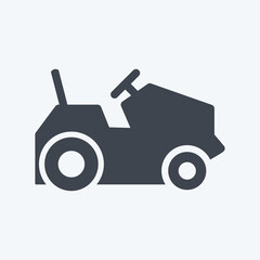 Icon Farm Vehicles. suitable for Garden symbol. glyph style. simple design editable. design template vector. simple symbol illustration
