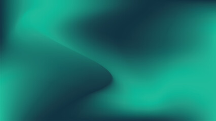 A green background with a blue line. The line is curvy and has a wavy appearance mesh gradient vector