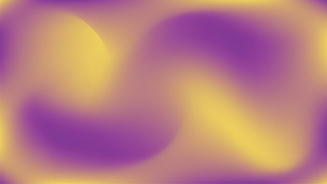 A purple and yellow background with a wavy line mesh gradient vector