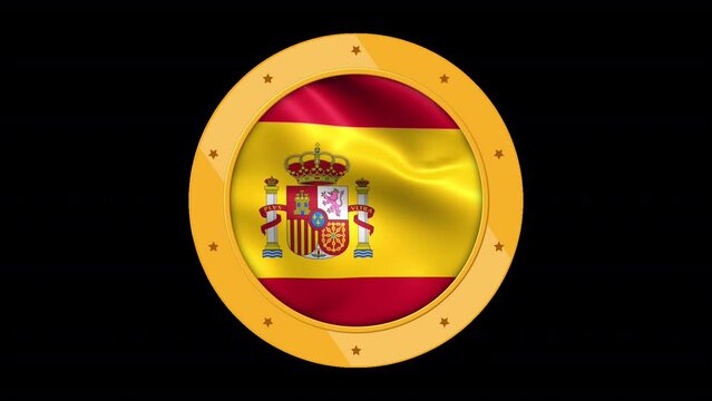 Spain Flag Coin
